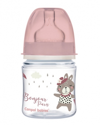 Canpol Babies Antikoliková lahvička  Easy Start - Bonjour, 120 ml