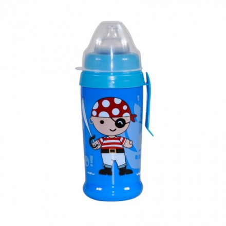 Hrníček Lorelli s měkký pítkem 350 ml BLUE PIRATE