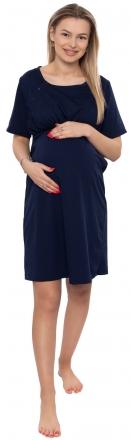 Dámská těhotenská/kojící noční košile Luna, granát, vel. XL