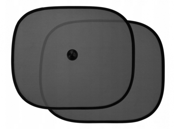 Stínítko do auta Akuku, 2 ks, 36 x 44 cm - Universal, černé