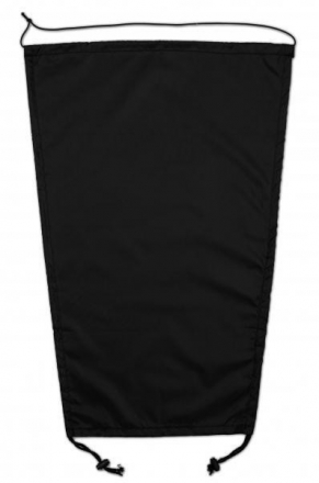 Sluneční clona na kočárek s UV filtrem, 72 cm, černá