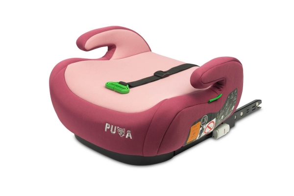 Podsedák do auta, isofix I-SIZE Puma - růžový