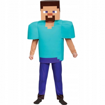 Dětský kostým Minecraft Steve 104-116 S