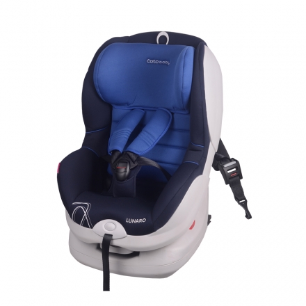 Autosedačka LUNARO Coto Baby, Isofix - 9-18 kg - Modrá