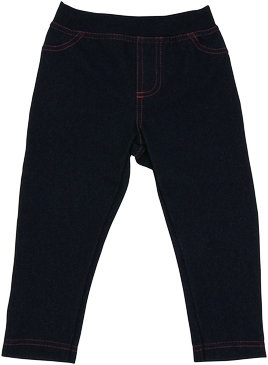 Mamatti Bavlněné jednobarevné legíny - jeans, vel. 104