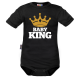 Body krátký rukáv Dejna Baby King - černé, vel. 80