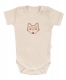 Mamatti Dětské body kr. rukáv, Baby Fox - béžová, vel. 86