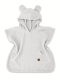 Dětské mušelínové pončo lux s kapucí Teddy, rychleschnoucí, šedé